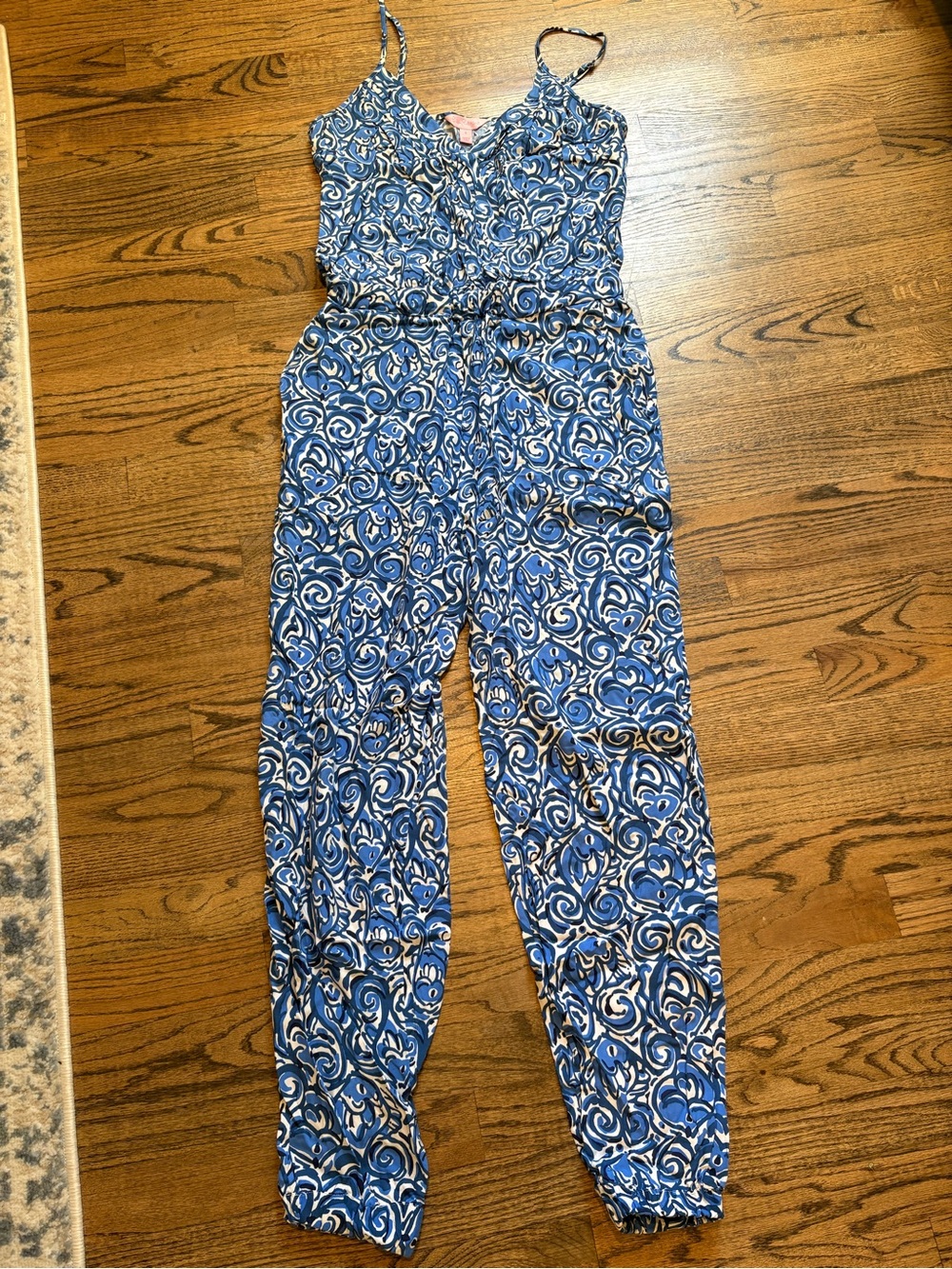 Lilly Pulitzer Blue Melba Jumpsuit
